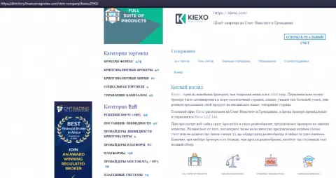 Статья про ФОРЕКС компанию Kiexo Com предоставлена на интернет-ресурсе directory financemagnates com