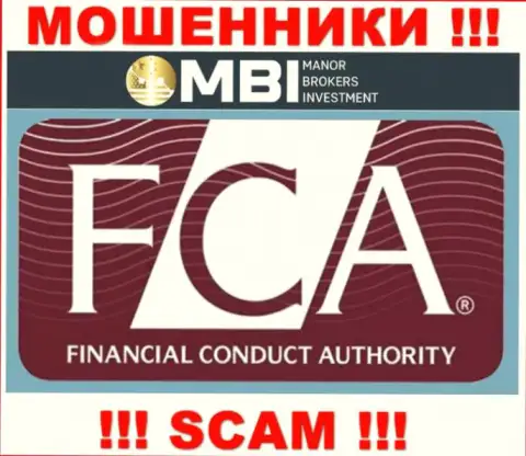 Будьте очень осторожны, FCA - это мошеннический регулятор обманщиков Manor Brokers Investment
