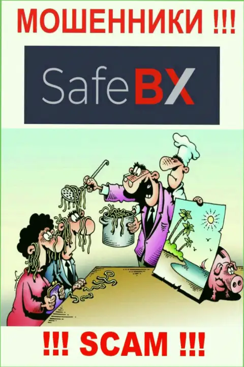 Пользуясь доверчивостью лохов, Safe BX затягивают доверчивых людей к себе в лохотрон