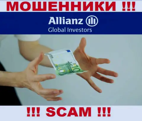 В ДЦ Allianz Global Investors заставляют оплатить дополнительно сборы за вывод денег - не поведитесь