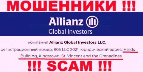 Офшорное расположение AllianzGI Ru Com по адресу - Hinds Building, Kingstown, St. Vincent and the Grenadines позволило им беспрепятственно обманывать