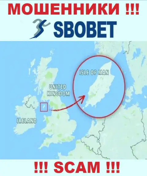 В организации SboBet Com спокойно оставляют без денег клиентов, так как скрываются в оффшорной зоне на территории - Isle of Man
