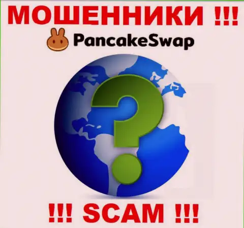 Адрес регистрации конторы Pancake Swap скрыт - предпочли его не показывать