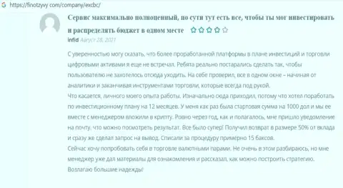 Отзывы о форекс компании ЕХ Брокерс на веб-сайте finotzyvy com