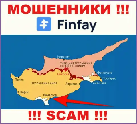 Находясь в оффшоре, на территории Cyprus, ФинФай беспрепятственно оставляют без средств клиентов
