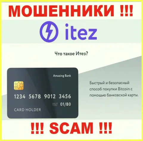 Работая совместно с Itez, сфера деятельности которых Виртуальный кошелёк, можете остаться без своих денежных вкладов