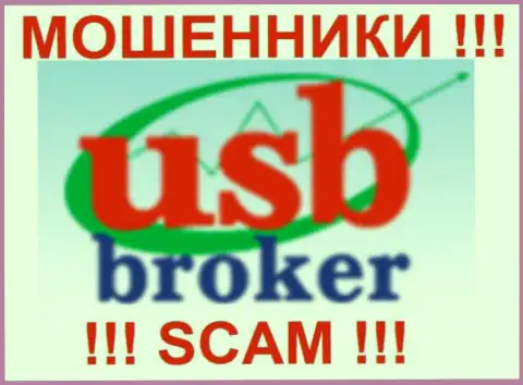 Лого лохотронной форекс брокерской конторы USB Broker